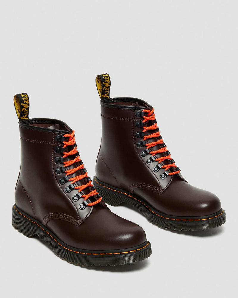 Dr Martens 1460 Ben Smooth Læder Snørestøvler Dame Rød | DK 148XYU